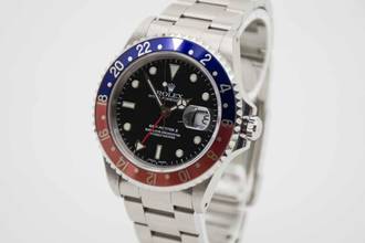 Thumbnail von Rolex GMT-Master II 16710 Faded Pepsi A-Serie Fullset aus 2000