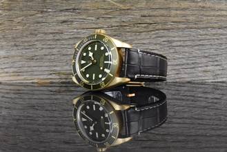 Thumbnail von Tudor Black Bay 58 Green 18K Gold Automatik 79018V Full Set - 2022