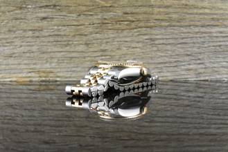 Thumbnail von Rolex Datejust 36 Stahl & Roségold - Pink Computer Diamond Dial - B&P 2013