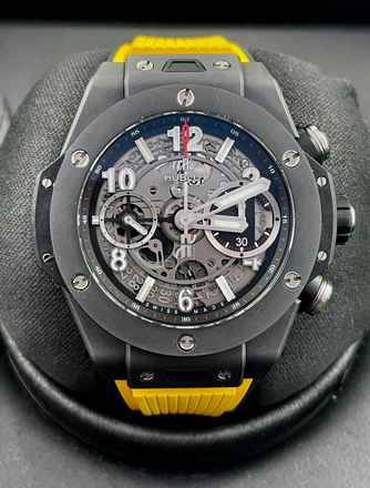  Hublot Big Bang Unico BLACK MAGIC 42mm BOX AND PAPERS Top Condition year:2020 +3 STRAPS 
