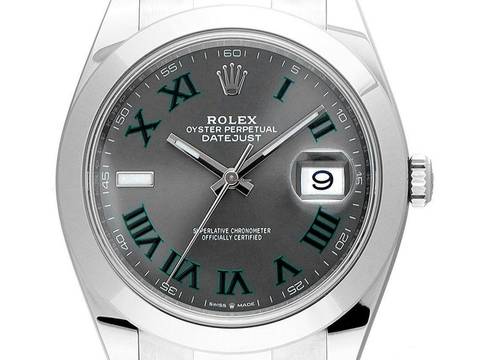  Rolex Datejust 41 Wimbledon Ref.126300 2024 Full Set Ungetragen 