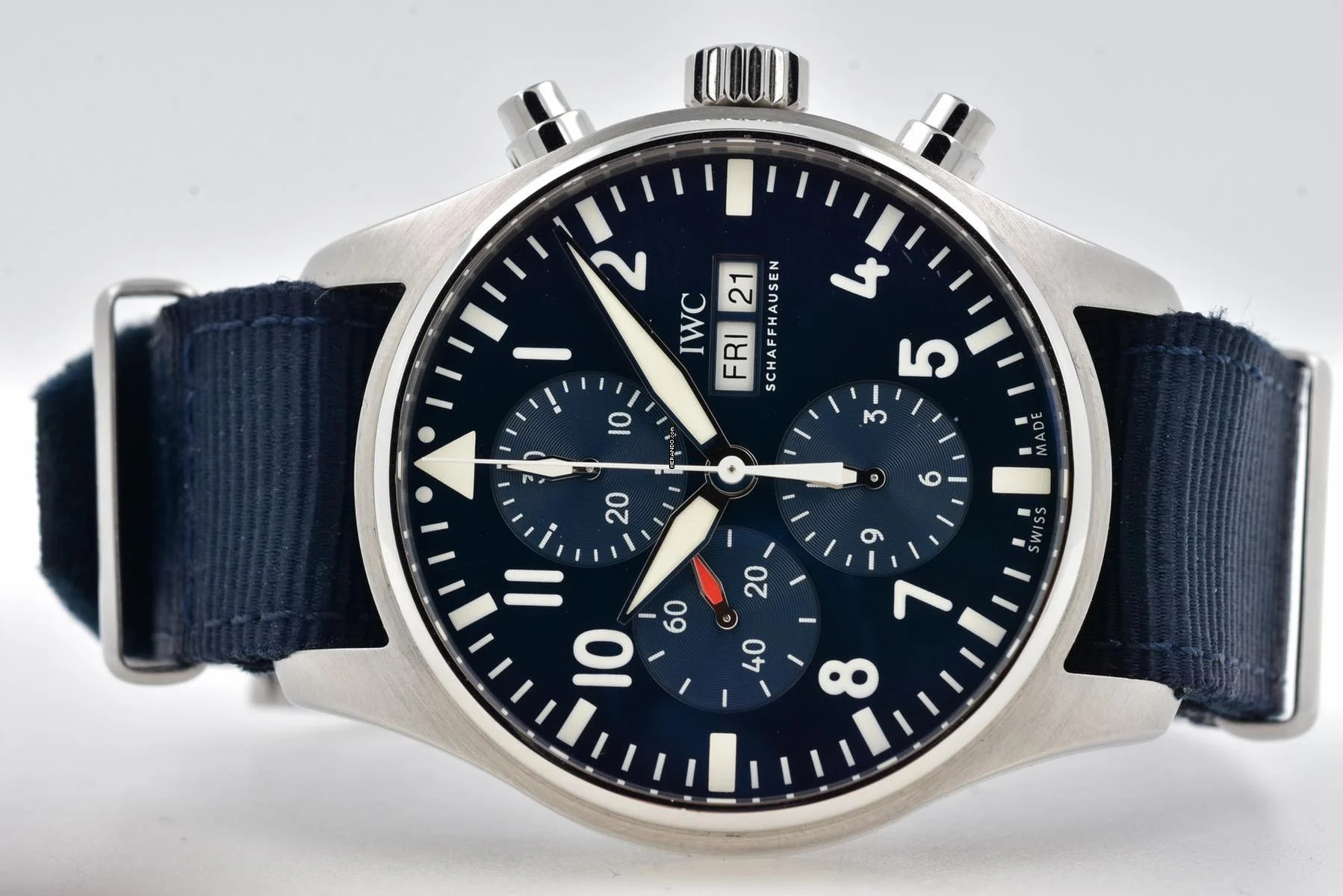 IWC Fliegeruhr Chronograph Fliegerchronograph Pilot Chronograph 3777 Le Petit Prince Service 2025