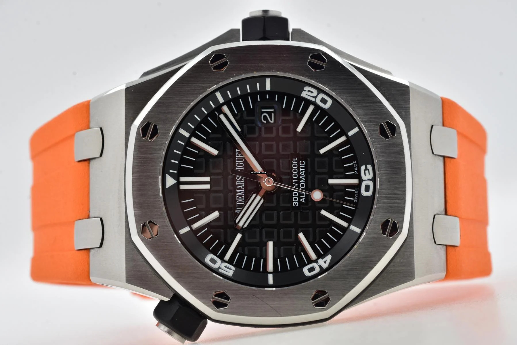 Audemars Piguet Royal Oak Offshore Diver Black Dial 15703ST.OO.A002CA.01