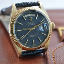 Thumbnail von Rolex Day-Date 36 1803 President black dial yellow gold 18KT 1977