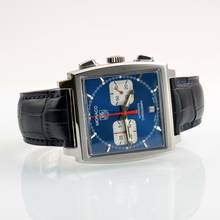 Thumbnail von TAG Heuer Monaco chronograph CW2113 Steve McQueen blue dial Full Set