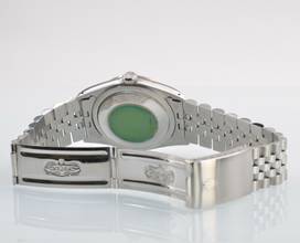 Thumbnail von Rolex Datejust 36 16234 Soleil blue dial 1991 Full Set TOP Condition