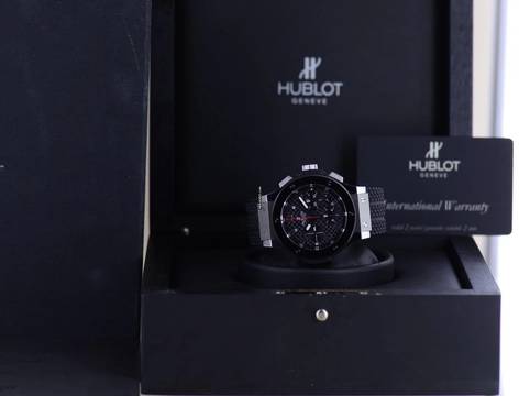  Hublot Big Bang 44 mm Chronograph Stahl Keramik Racing Dial Rubber Strap 44mm B+P 