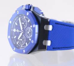 Thumbnail von Audemars Piguet Royal Oak Offshore Chronograph 43mm Chronograph Blue Black Ceramic B+P