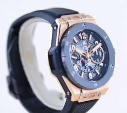 Thumbnail von Hublot Big Bang Unico Flyback Chronograph 42mm 18K King Gold Skeleton Dial Luxury