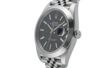 Thumbnail von Rolex Datejust 41 Black Dial Edelstahl Automatik Herrenuhr Ref. 126300 B&P 2019