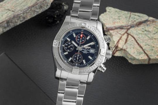  Breitling Avenger II 43 Chronograph Automatik Stahl Ref. A13381111B1A1 B&P 2020 