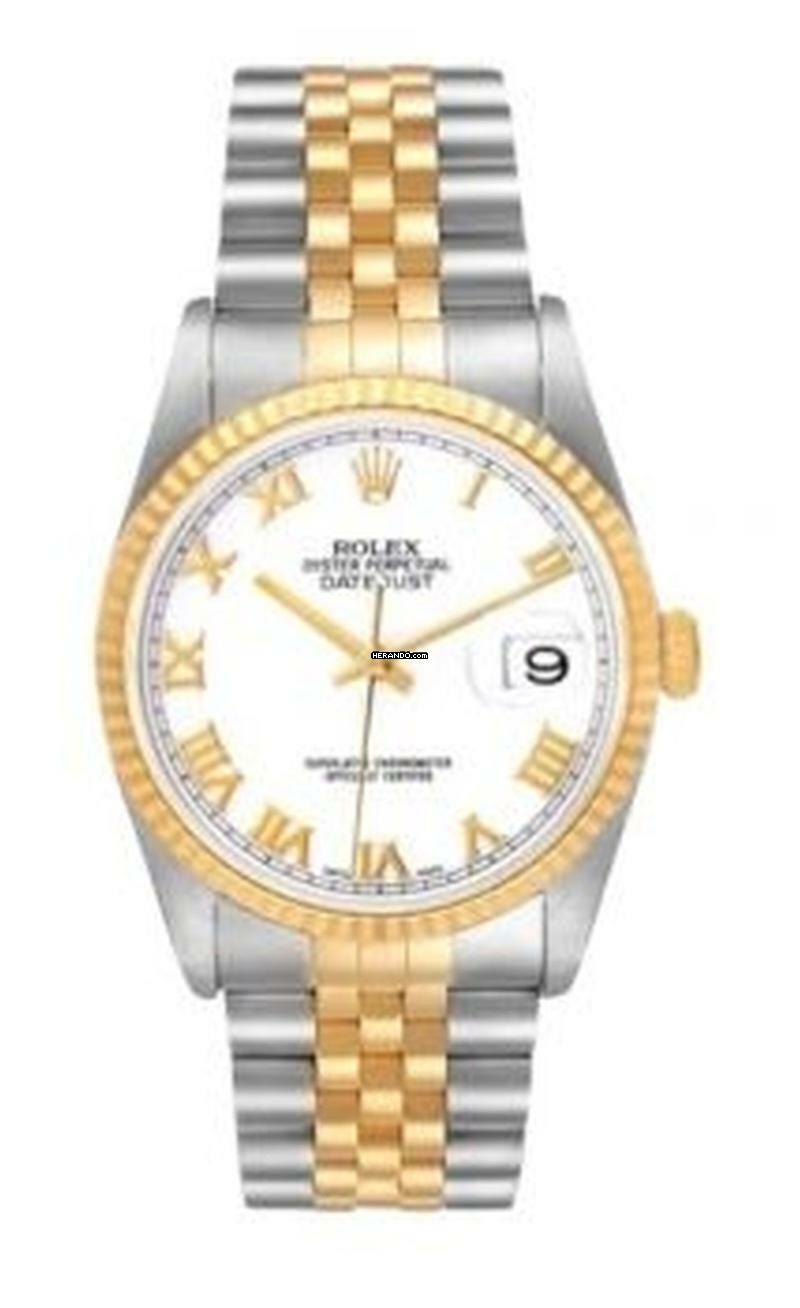 Rolex Datejust 36 36mm Bicolor - Jubilee Bracelet - Box+Papers - 24 Months Warranty - 16233 2004
