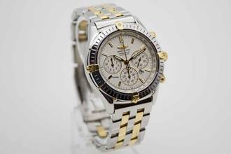 Thumbnail von Breitling Shadow Flyback Chronomat in 38 mm Stahl/Gold LC100 Fullset neuer Service