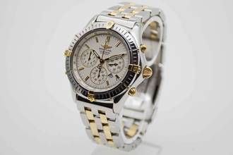 Thumbnail von Breitling Shadow Flyback Chronomat in 38 mm Stahl/Gold LC100 Fullset neuer Service