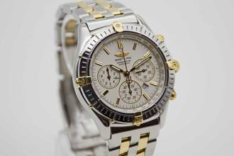 Thumbnail von Breitling Shadow Flyback Chronomat in 38 mm Stahl/Gold LC100 Fullset neuer Service