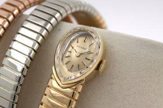 Thumbnail von Bulgari Serpenti Tubogas Serpenti 18K Tri Color Gold Juvenia Vintage