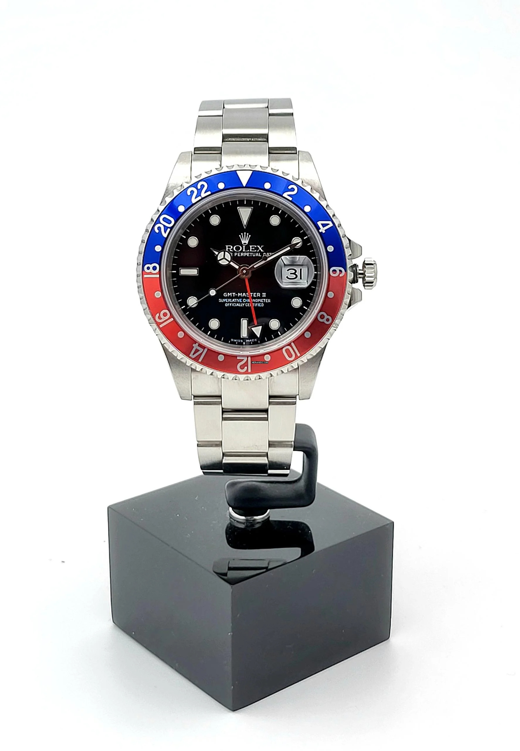 Rolex GMT-Master II No Hole Pepsi 2004