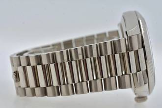 Thumbnail von Rolex Day-Date 40 Oyster Perpetual Day Date 40 18k White Gold 228239 Tapestry Grey Dial