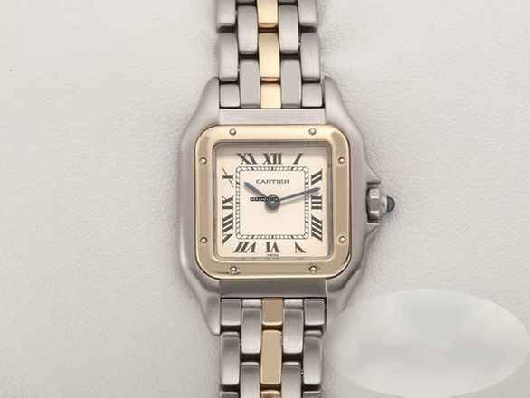  Cartier Panthère Sm Edelstahl Gelbgold 750 Damenuhr Damen Stahl Gold Steel 18kt Yellow Gold 