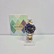 Thumbnail von Rolex Submariner Date Ouro & Aço Blue Dial 40mm Automático Completo