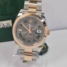 Thumbnail von Rolex Datejust 41 41mm Wimbledon Ouro Rosé & Aço Automático completo