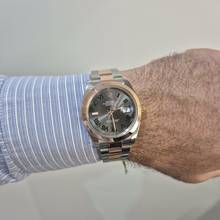 Thumbnail von Rolex Datejust 41 41mm Wimbledon Ouro Rosé & Aço Automático completo