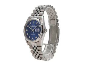 Thumbnail von Rolex Datejust 36 Ref. 16234 Blau Diamant Jubile-Band