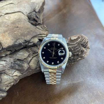  Rolex Datejust 36 Datejust 36 - Diamantblatt - FULLSET 1989 - Ref. 16233 