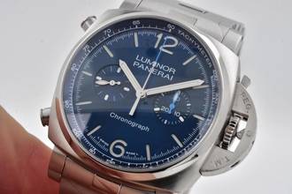 Thumbnail von Panerai Luminor Chronograph 44mm PAM 1110 Blue Dial Bracelet