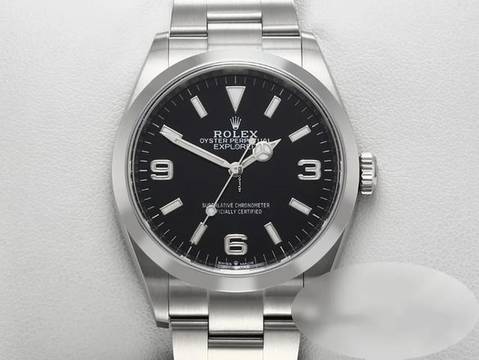  Rolex Explorer 36 124270 2021 Edelstahl Automatik Stahl Herrenuhr Stainless Steel Oyster-band Chronometer Black Dial 
