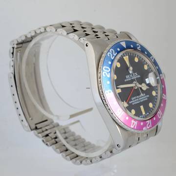  Rolex GMT-Master 1675 Pepsi fuchsia bezel 1966’s Full Set 