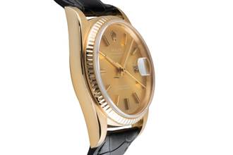 Thumbnail von Rolex Datejust 36 18K Gold Automatik Oyster Perpetual Ref. 16018 Klassiker