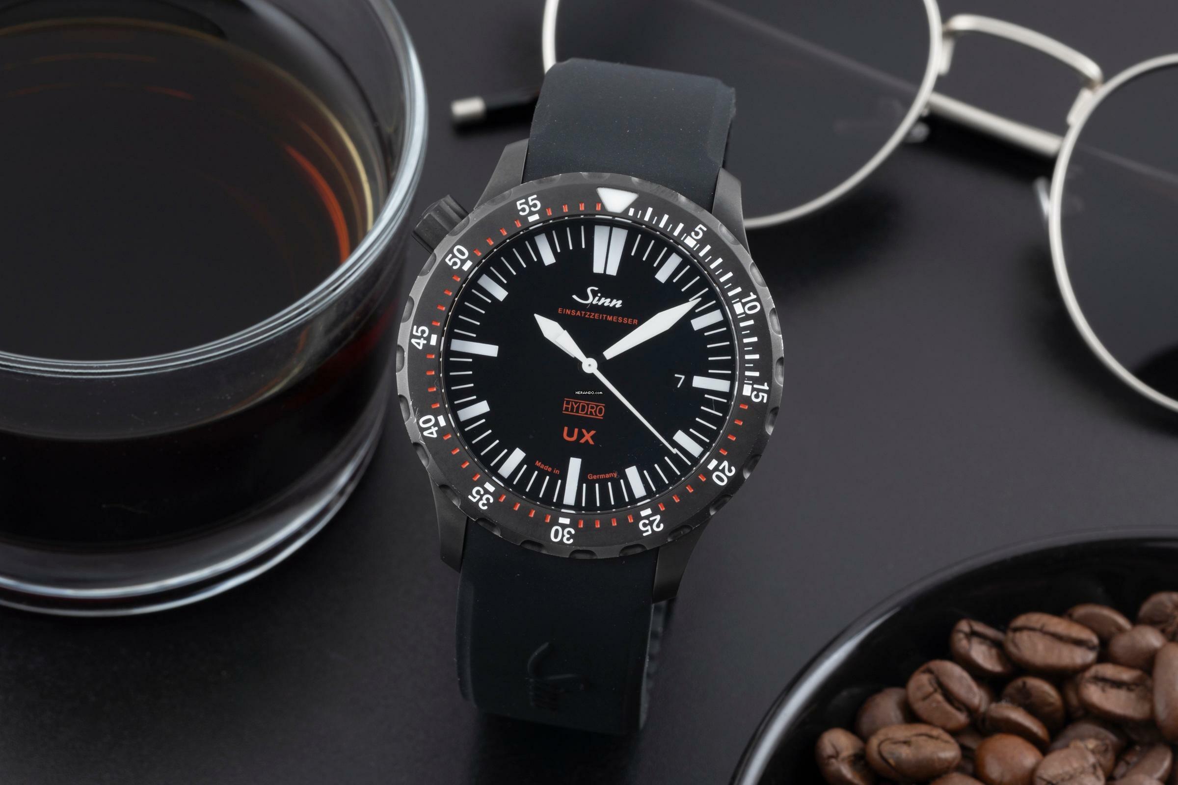 Sinn UX EZM 2B Stahl Herrenuhr Ref. 403.060 B&P 2018