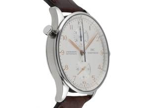 Thumbnail von IWC Portugieser Chronograph Rattrapante Chronograph Edelstahl Handaufzug Ref. IW371202 B&P
