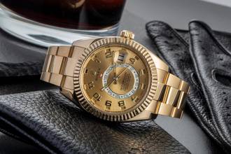 Thumbnail von Rolex Sky-Dweller 18k (0,750) Gold Automatik Herrenuhr Ref. 326938 B&P 2016