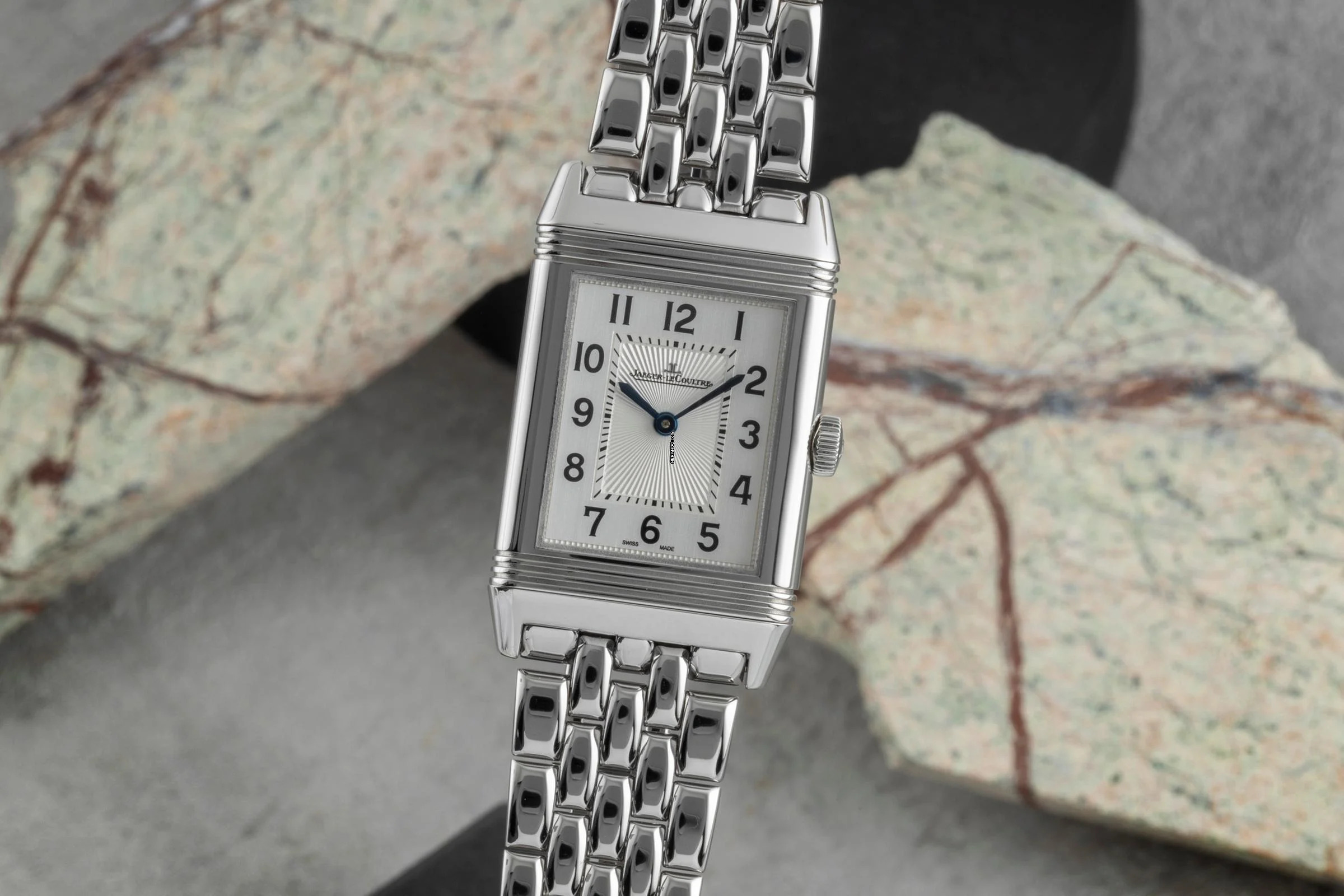 Jaeger-LeCoultre Reverso Classique Classic Monoface Stahl Ref. Q2548140 222.8.62 Papiere