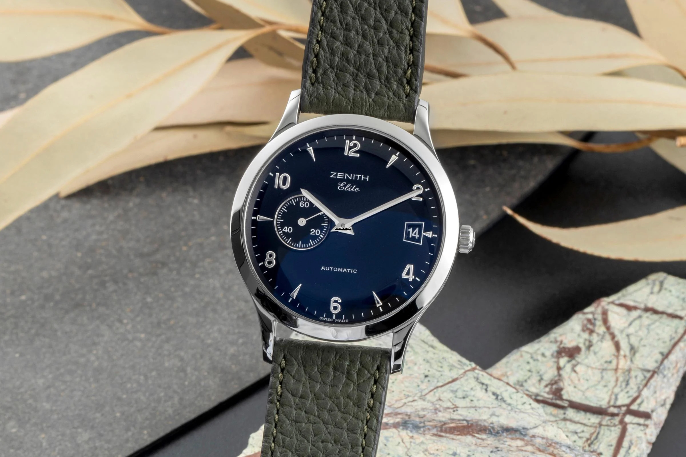 Zenith Elite Stahl Automatik Herrenuhr Ref. 01 0125 680