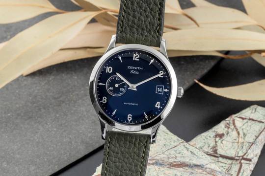  Zenith Elite Stahl Automatik Herrenuhr Ref. 01 0125 680 