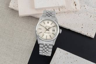 Thumbnail von Rolex Datejust 36 Stahl / Weissgold Automatik Herrenuhr Ref. 16014 Klassiker