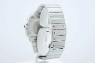 Thumbnail von Cartier Santos Large - Box+Papers - Cartier Warranty Until 2029 - Additional Rubber Strap WSSA0037 2021