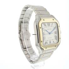 Thumbnail von Cartier Santos Large Automatic Steel Gold