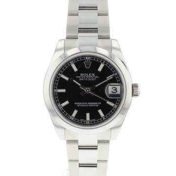  Rolex Datejust 31 Black Dial 
