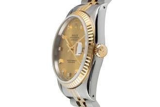 Thumbnail von Rolex Datejust 36 Stahl / Gold Diamond Dial Automatik Herren Ref. 16233 X-Serie