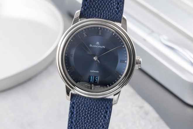  Blancpain Villeret 18k Weissgold Automatik Ref. 6850-1540-55 B&P 