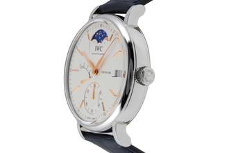 Thumbnail von IWC Portofino Handaufzug Mondphase Handaufzug Stahl Ref. IW516401 B&P 2024