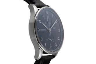 Thumbnail von IWC Portugieser Chronograph Automatik Stahl Herrenuhr Ref. IW371438 B&P 2015