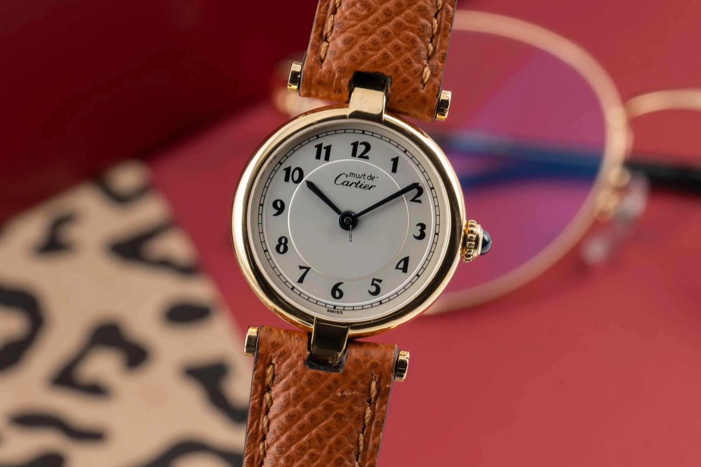 Cartier Vendome must Vendome Louis Cartier SM Vermeil 925 Silber Ref. W1005354