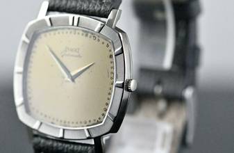 Thumbnail von Piaget rare TV Screen Dress Watch | 12423 | Automatic Cal. 12P | white gold