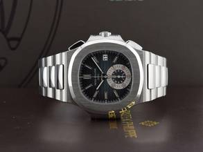 Thumbnail von Patek Philippe Nautilus 5980/1a Blue Dial - Punzone Di Ginevra Like New - Full Set 2008 Ita