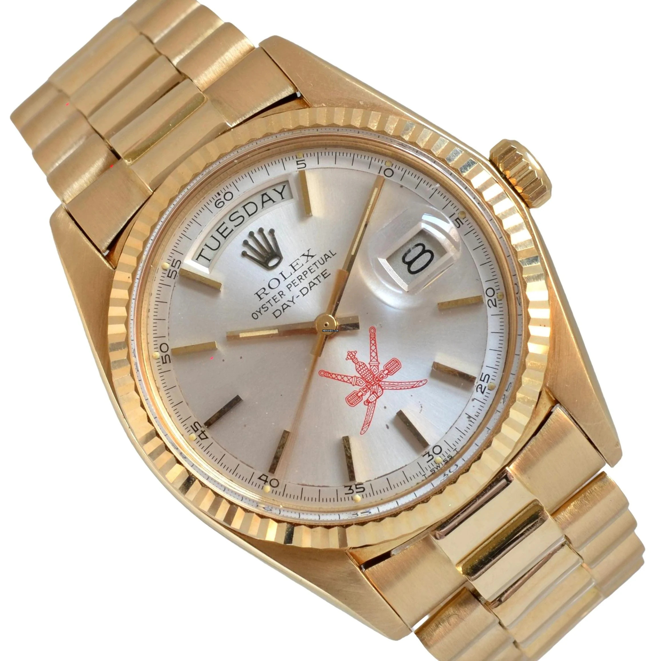 Rolex Day-Date 36 1803 President Sultanate of Oman dial gold 18KT Full Set